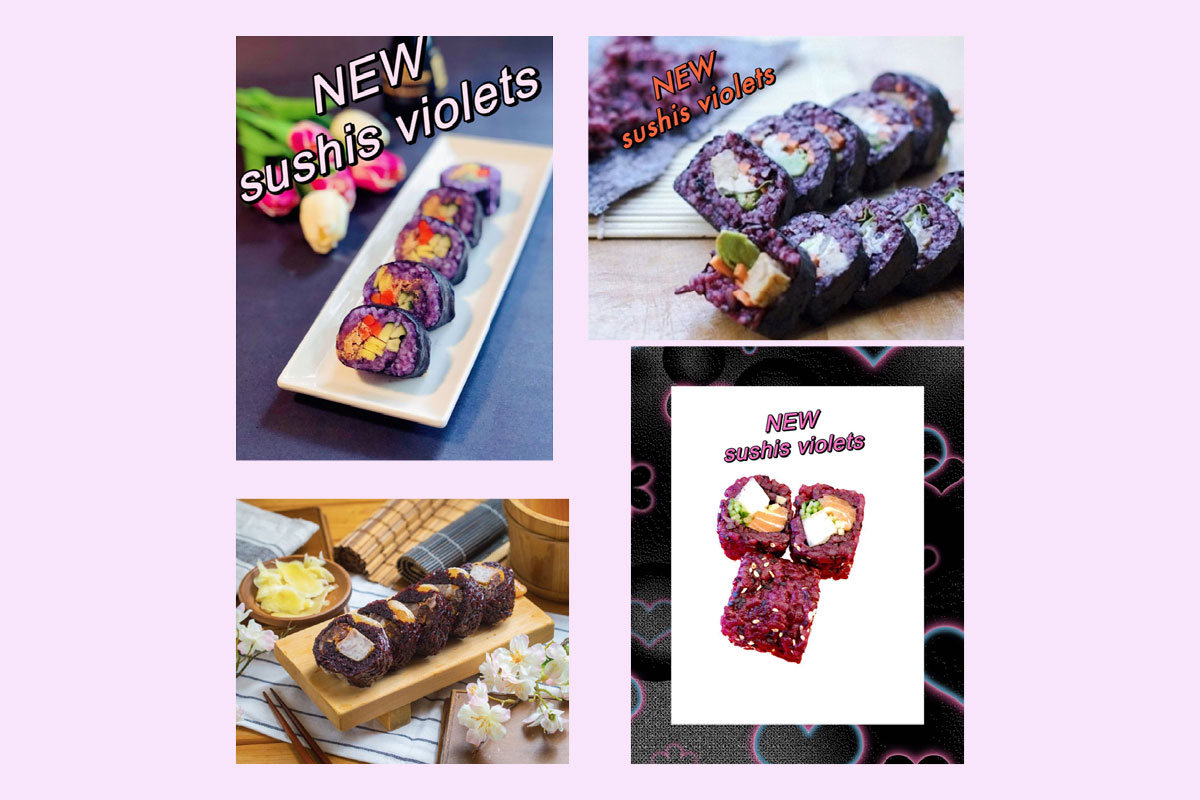 NEW sushis violets